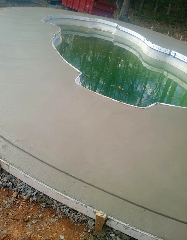 Concrete Swimming Pool Deck Contractor Reisterstown MD